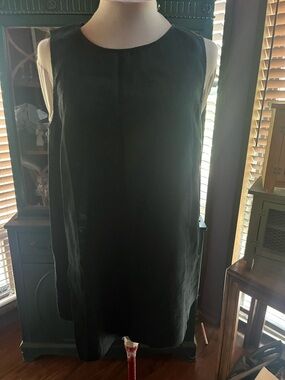 J Jill Sleeveless large Black Linen Blend Women’s Top